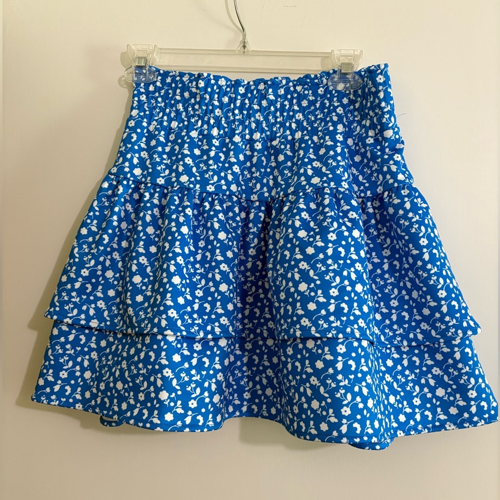 Addison Bay Blue Floral Women's Skirt